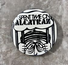 Alcatraz Prison Souvenir San Francisco California Vintage Pinback Button Pin picture