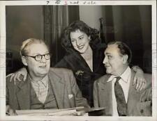 1942 Press Photo Lionel, Diana and John Barrymore in Hollywood - kfx09985 picture