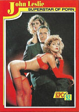 1992 KPC SUPERSTARS OF PORN JOHN LESLIE #007 KNIGHT PUBLISHING COMPANY picture