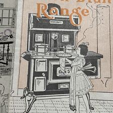 C 1910’s Cole’s Stove Range, Cooking Chicago Acme Furniture Brochure Fold Out picture
