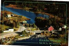 Vintage Postcard 4x6- BARRINGTON RIVER AND OLD WOOLEN MILL, BARRINGTON, SHELBURN picture