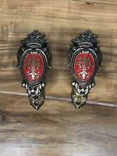 Set Of Two Denix Medieval Sword and Gun Hangers picture