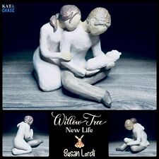 2000 Willow Tree New Life Figurine Sculpture Statue Mom Dad Baby  - Susan Lordi picture