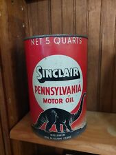1940s 5-Quart Sinclair Oil Can picture