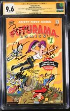 Futurama #1 SDCC Variant CGC SS 9.6 SIGNED Billy West Segal DiMaggio +4 Con 2000 picture