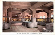 Postcard The First National Bank in St. Petersburg, Florida~1942 picture