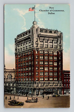 Postcard Chamber of Commerce Building in Dallas Texas TX, Antique M6 picture