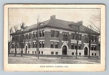 Goshen IN-Indiana, High School Building, Vintage Postcard picture