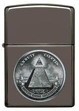 Zippo Windproof Dollar Bill Pyramid All Seeing Eye Lighter, 49395, New In Box picture