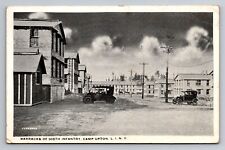 Postcard Street View Barracks of 305TH Infantry,Camp Upton,Long Island NY C.1918 picture