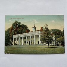 Mt Vernon Mansion Virginia Postcard UNP VTG  picture