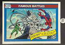 1990 - Impel Marvel Universe - Famous Battles - Spider-Man / Dr. Octopus - #93 picture