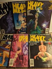 Vintage  80s Heavy Metal Magazine Lot Of 6 picture