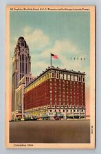 Columbus OH-Ohio, Deshler Wallck Hotel, Advertising, c1954 Vintage Postcard picture