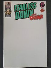 FEARLESS DAWN: THE BOMB #1 (2023) ASYLUM PRESS STEVE MANNION BLANK CON VARIANT picture