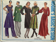 Vogue’s Basic Design Pattern #1543 Size 14 New Vintage picture