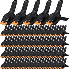 100 Pcs 3.5 Inch Small Spring Clamps Plastic Clamps Heavy Duty for Crafts  picture