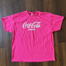 Coca Cola Spiced Pink Short Sleeve T-Shirt Tee Sz 2XL XXL - NWT - New, No Tags picture