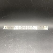 VINTAGE WESTCOTT® Flexible Stainless Steel Ruler R590-12 Made in USA Corked Back picture