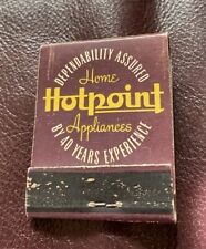 1950’s Adolph’s Electric Home Hotpoint Appliances Dallas, OR  Matchbook Unstruck picture