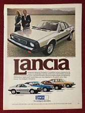 Lancia by Pininfarina Car 1977 Print Ad - Great to Frame picture