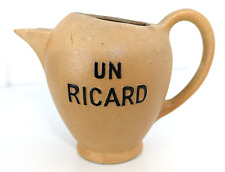 Vtg Mid Century UN RICARD French Liqueur Ceramic Pitcher Barware Carafe France picture