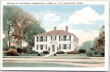 Lexington Massachusetts Jonathen Harrington House USA MA WB Vintage Postcard picture