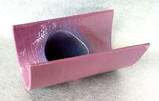 Japanese Mid Century Modern Vase Purple Pottery Width 27cm 10.62