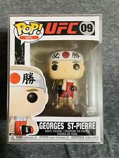 FUNKO POP UFC GEORGES ST PIERRE GSP #09 RETIRED MINT W/ VAULTED VINYL PROTECTOR picture