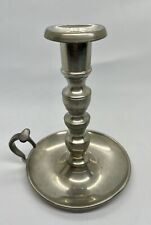 WOODBURY PEWTERERS Henry Ford Museum Pewter Candlestick Chamberstick F32 VINT NE picture