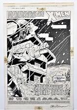 X-Men Adventures #10 Page 1 Original Art Title Page Splash Featuring Cable picture