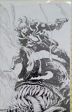Venom #29 Sketch Virgin Variant cover TYLER KIRKHAM picture