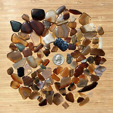 Small Polished Agate Slices Colorful Natural Crystals Mixed Shape Sizes 8oz Lot picture