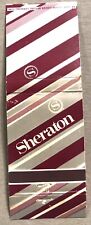 Vintage 20 Strike Matchbook Cover - Sheraton Hotels Candy Stripe Version    B. picture