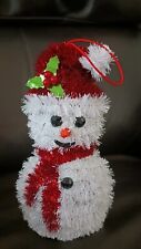 Adorable Large Garland Snowman Ornament picture