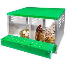 Chick Nesting Box Heavy Duty Chicken Coop Nesting Box Roll Out Design wLid Cover picture