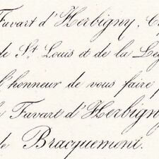Julie Favart D'Herbigny Meurival Aisne 1842 Adrien Aubé De Bracquemont engineer picture