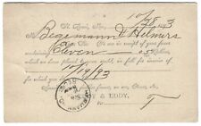 ST LOUIS MO Postal Card EDDY & EDDY Chemist/Apothecary, to HERMANN MISSOURI 1893 picture