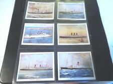 1934 Wills FAMOUS BRITISH LINERS ships series 1 set 30 cards Tobacco Cigarette   picture