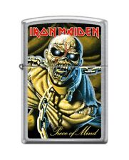 Zippo 7682, Iron Maiden-Piece of Mind, Street Chrome Finish Lighter, Full Size picture