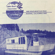 1970s Jones Valley Resort Captain Royal Capri Lancer Houseboat Booklet Redding picture