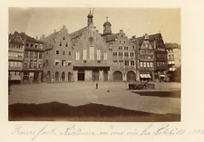 Germany, Frankfurt, Rothchilds Residence, 1888, Vintage Album picture
