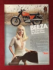 Beeza Starfire Motorcycle 1969 Print Ad - Great To Frame picture