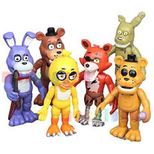 6PCS FNAF Five Nights At Freddy's Action Figures 4in Pairty Cake Topper Kids Toy picture
