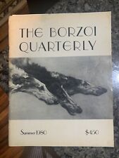 The Borzoi Quarterly - Volume 7 Number 1, Summer 1980 - Arvada, CO - Rare picture