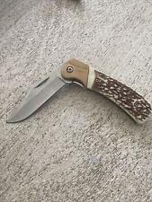 Browning Stag Folding Hunter Model #509 Vintage New picture