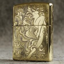Zippo lighter 168 Armor/ Arabesque Sexy Girl Full Sides Carving Free 3 Gifts picture