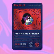 Kurzgesagt *LIMITED EDITION* Optimistic Nihilism Pin *FREE SHIP* picture