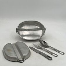 Original WW2 US Military Mess Kit 1945 Complete Utensils-Fork knife spoon WWII picture