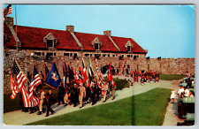 c1960s Fort Ticonderoga New York Ft. Carillon Vintage Postcard picture